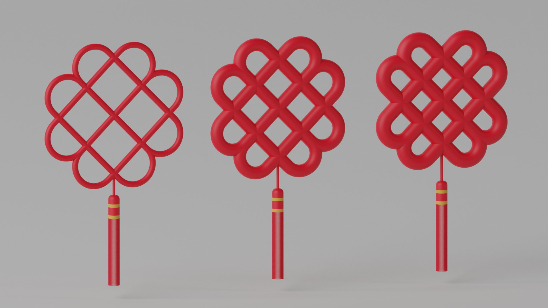 Chinese Rope Loop Pattern Cartoon Chinese Knot | Fab