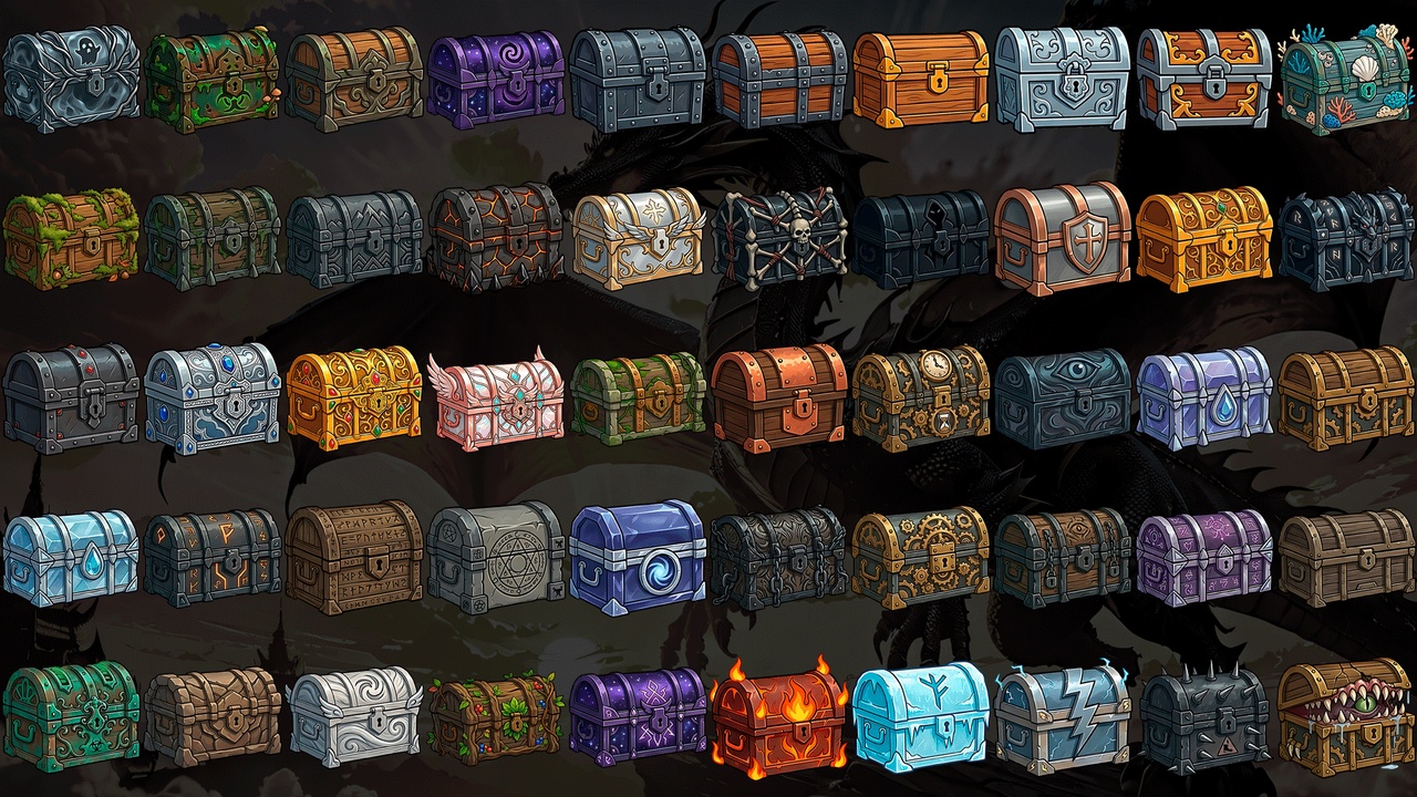 Media 1 for listing Medieval Chest Icons