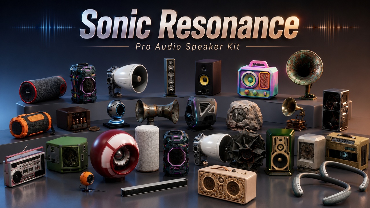 Media 1 for listing Sonic Resonance: Pro Audio Speaker Kit