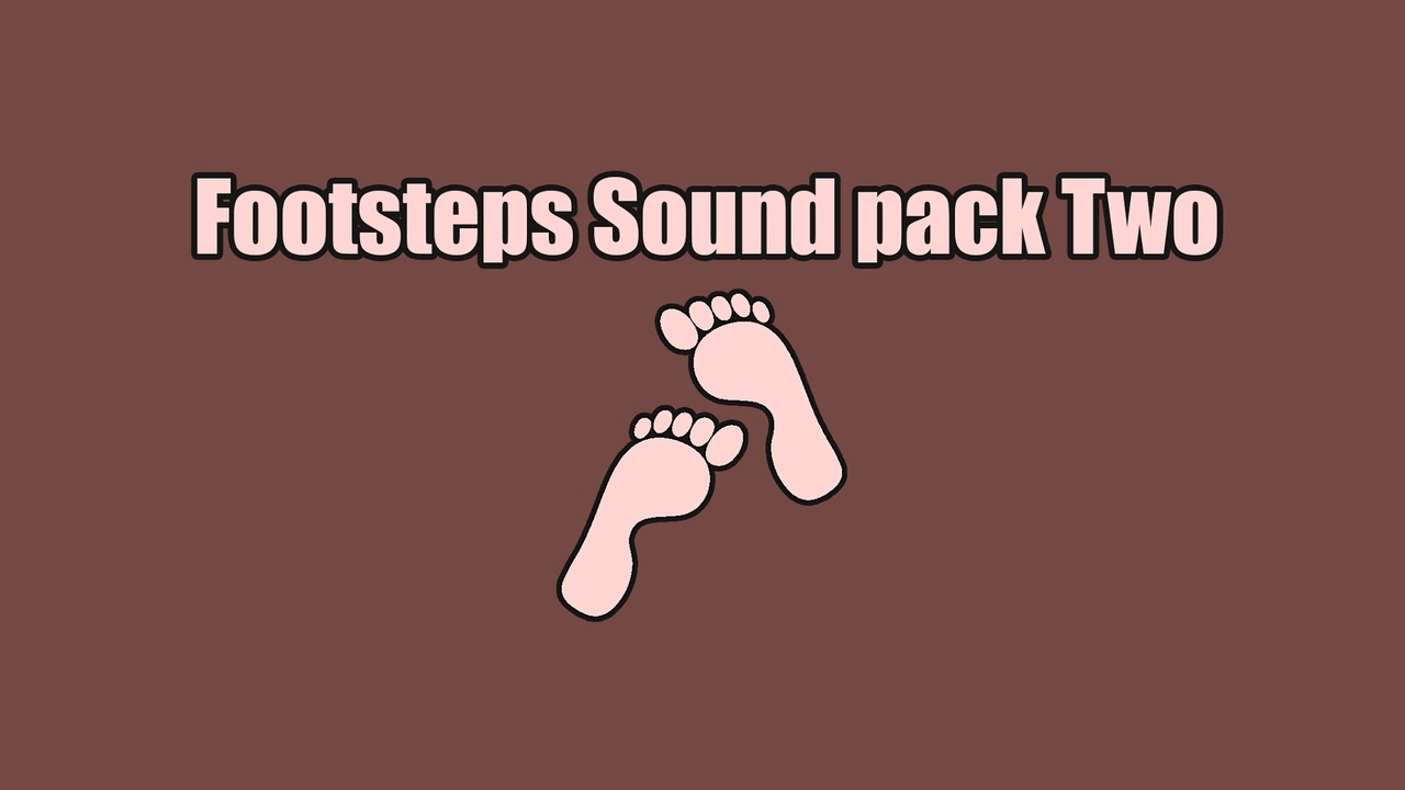 Media 1 for listing Footsteps Sound pack Two