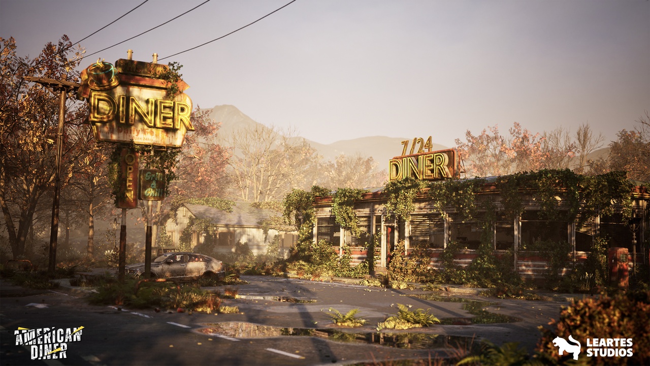 Media 1 for listing Post-Apo American Diner Environment / Exterior + Interior ( Post-Apo American )