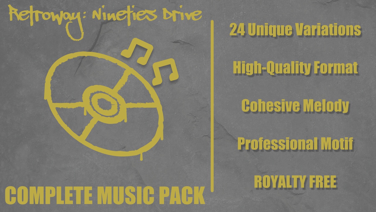 Media 1 for listing Retroway: Nineties Drive Complete Music Pack