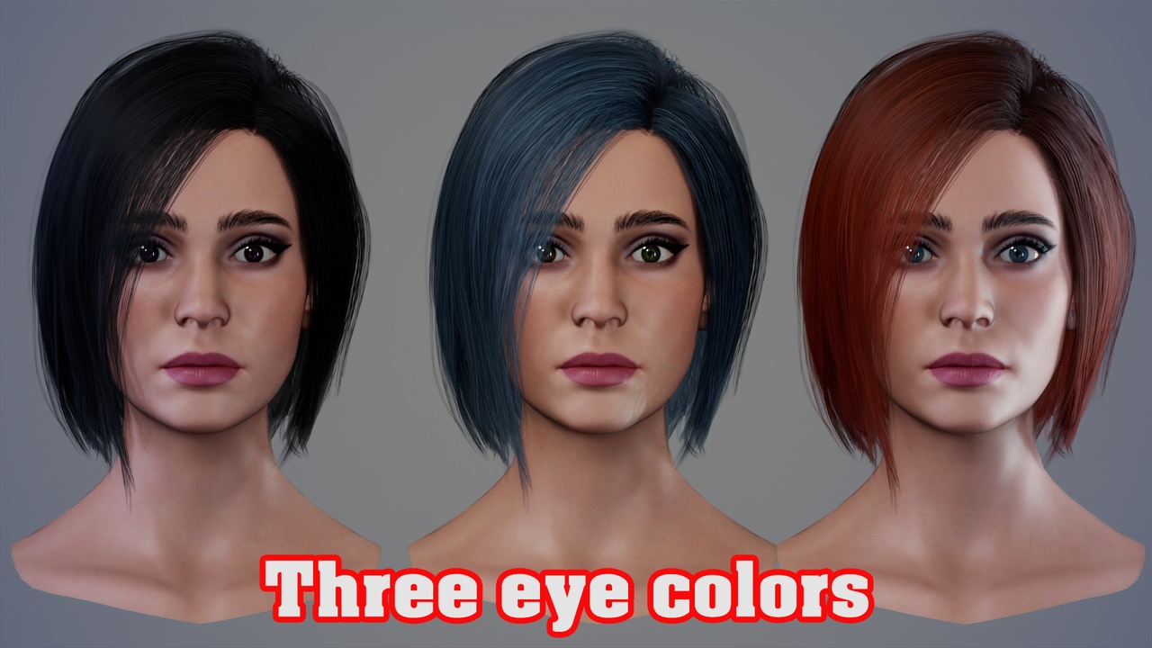 商品 Female Head Pack 01 的媒体 1