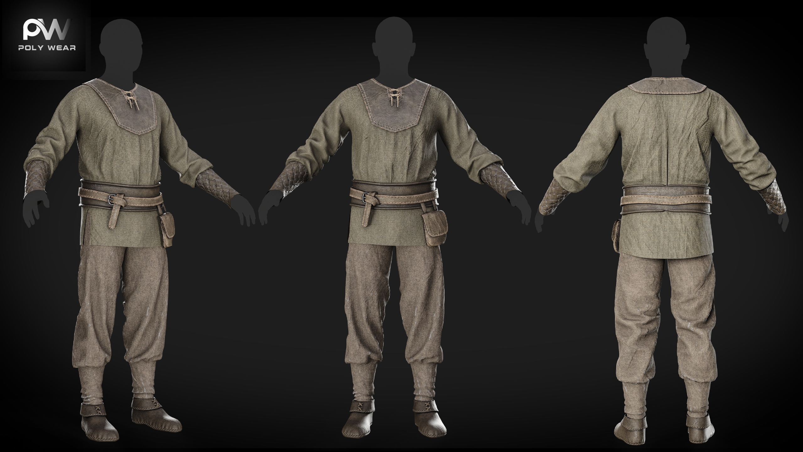Media 1 for listing Medieval Resizable Outfit For Metahuman
