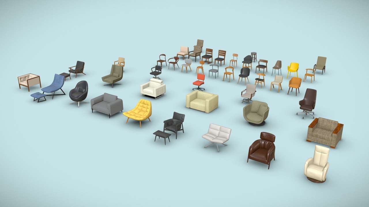 Media 1 for listing Modern Chair Pack