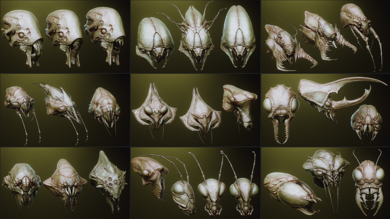 Media 1 for listing iNSEKt - 150+ Kitbash Insectoid Monster Parts