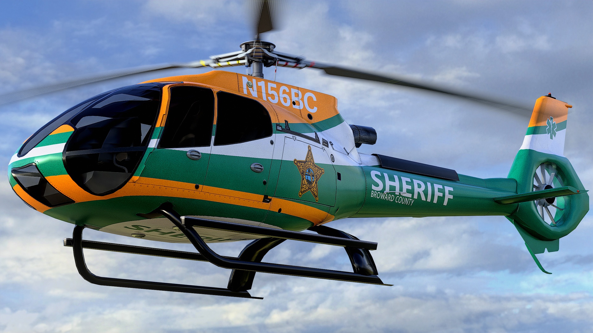 Media 1 for listing Civil Helicopter Aircraft #09 - Animated Low Poly PBR