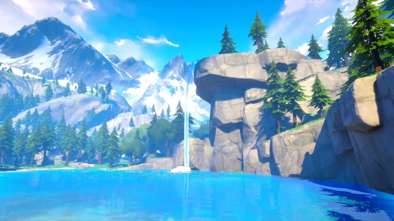 Media 1 for listing Stylized Mountain Environment - Open World Stylized Environment