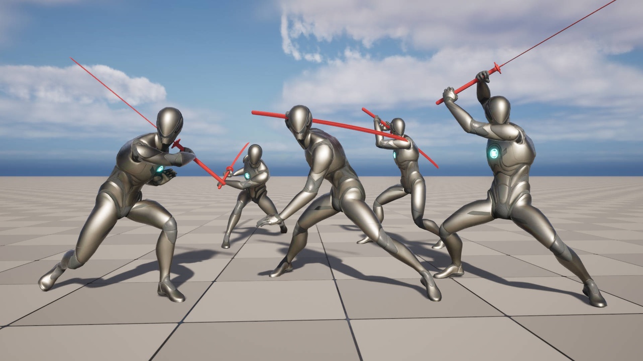 Media 1 for listing Cool Sword Combat Animation Bundle