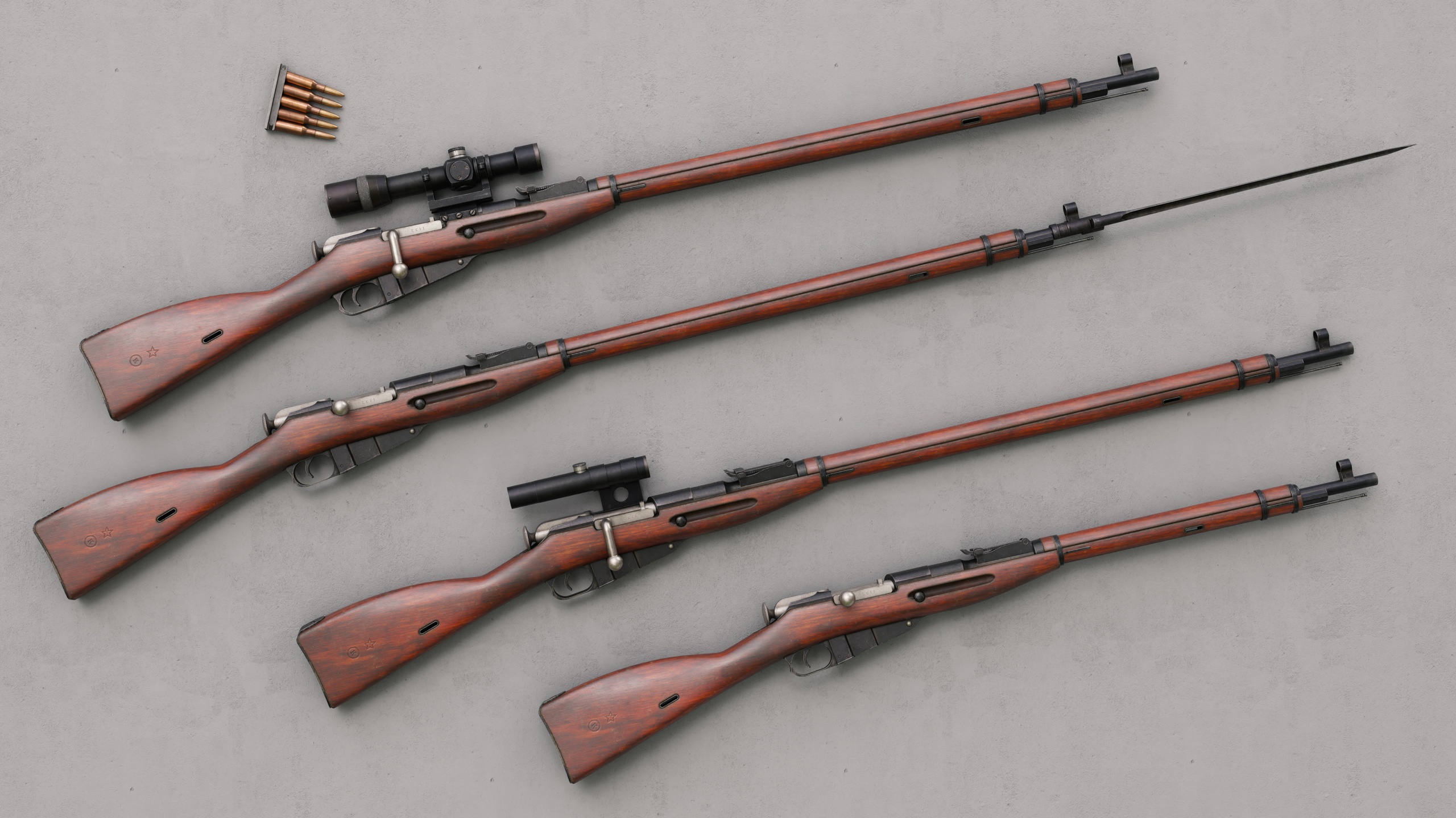 Media 1 for listing Three-Line Rifle/carbine/sniper rifle M1891