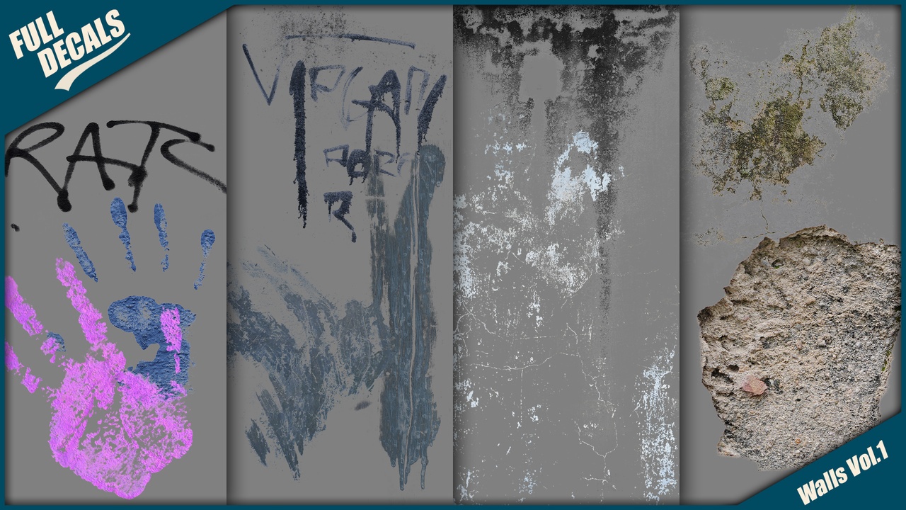 Media 1 for listing Decals Walls and Paint Vol. 1