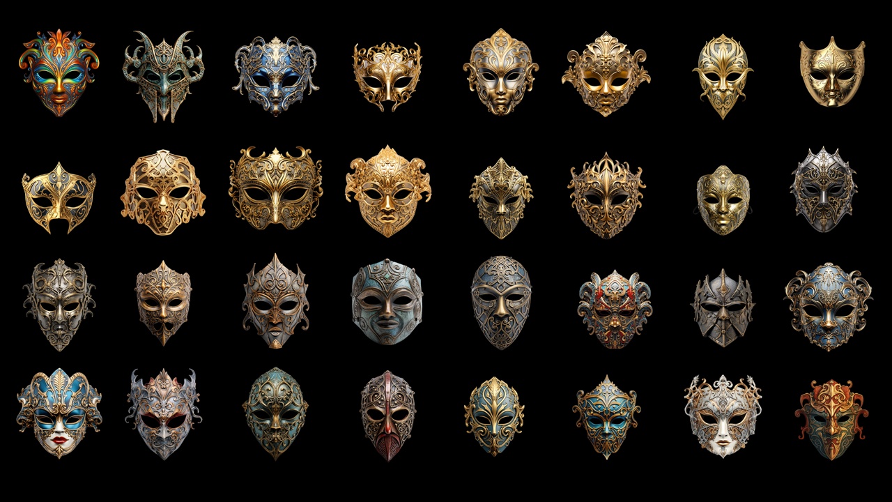 Masks - Icon Pack | Fab