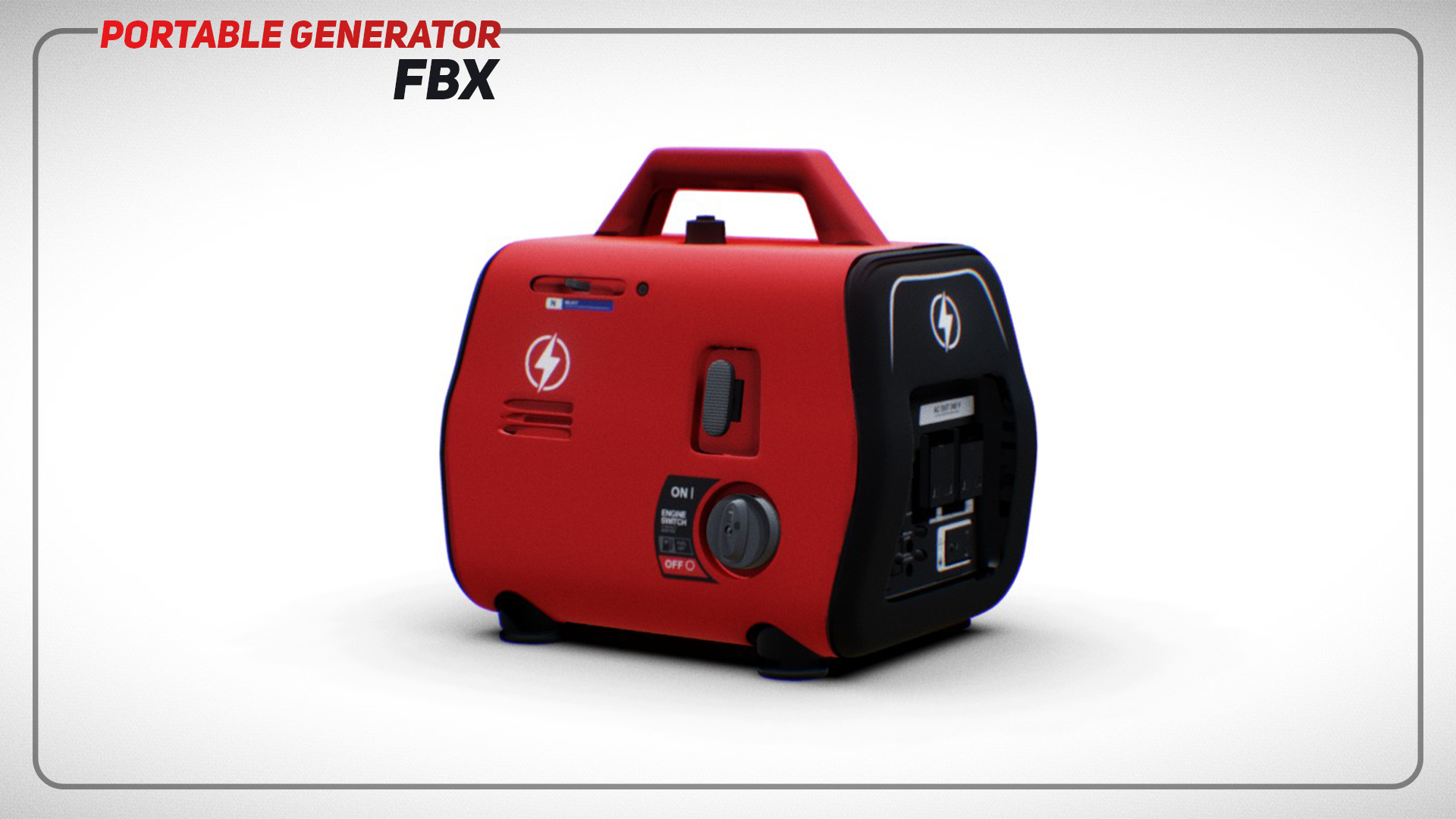 Portable Mini Generator 3D Model – Low Poly, Game Ready Asset | Fab