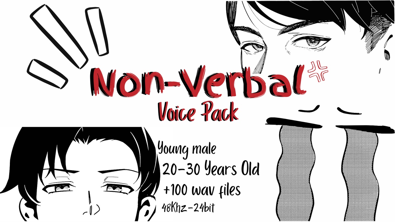 Media 1 for listing Non-Verbal Voice Pack Vol.1