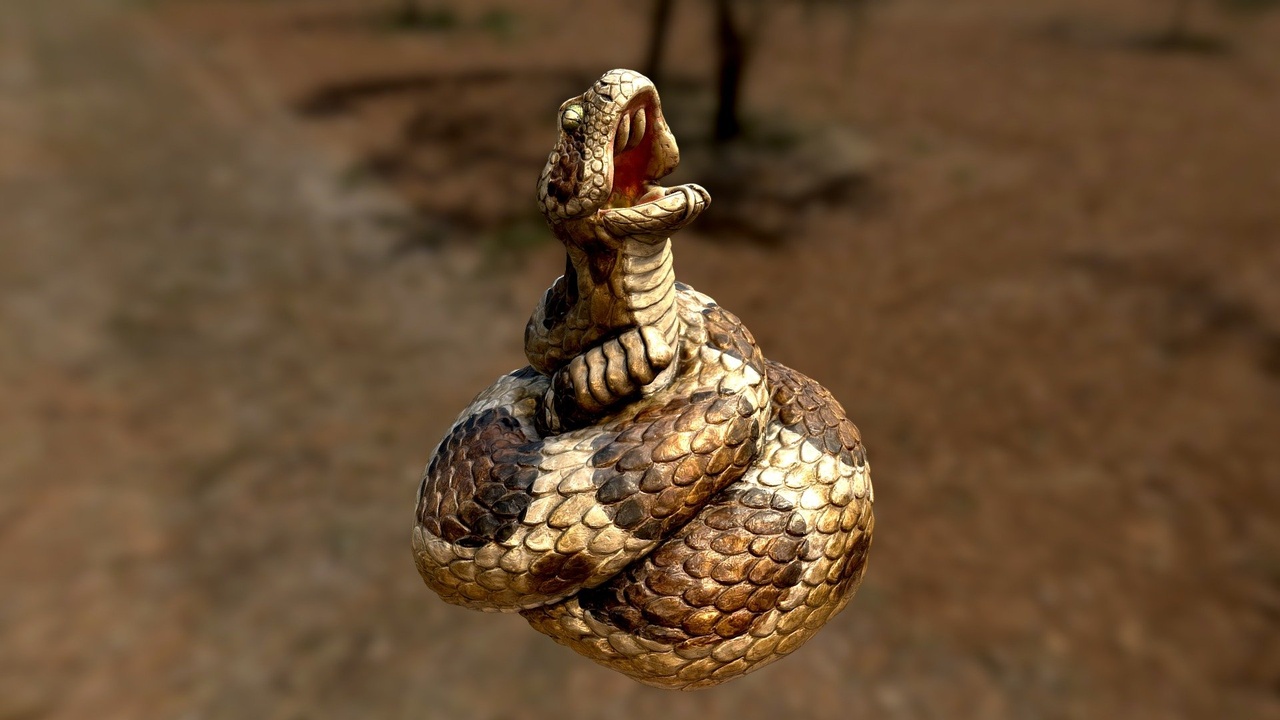 Media 1 for listing Rattlesnake Pencil/Pen Holder