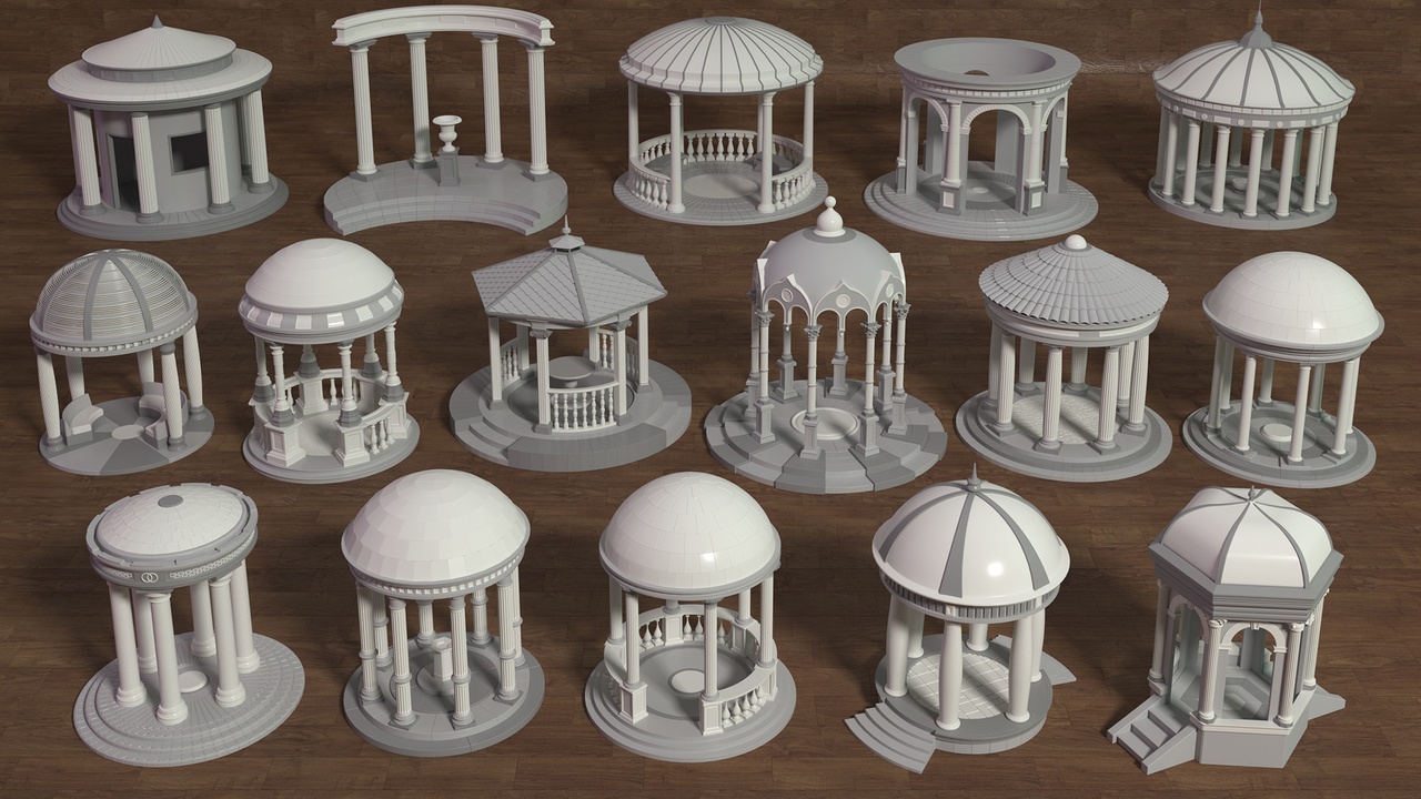 Media 1 for listing Rotundas - 16 pieces