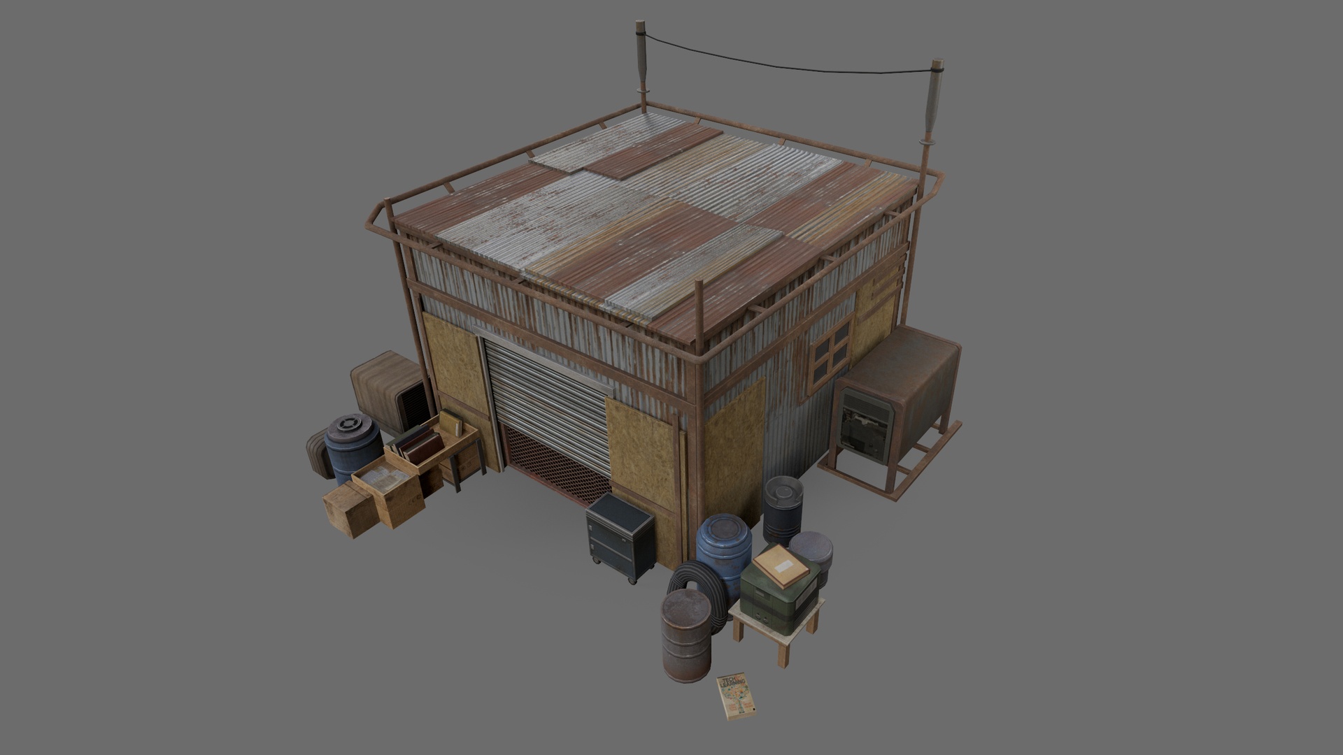 Media 1 for listing Post-Apocalyptic Industrial Factory