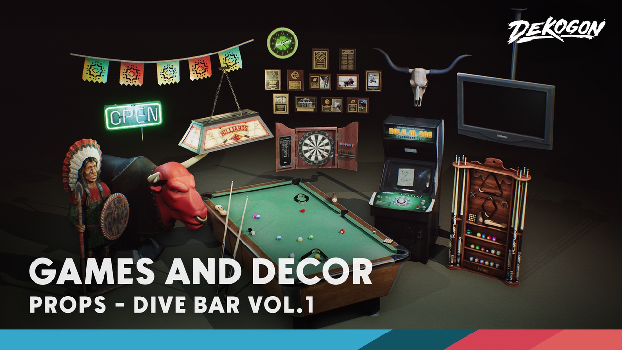 Media 1 for listing Restaurant and Dive Bar VOL. 1 - Games and Decor