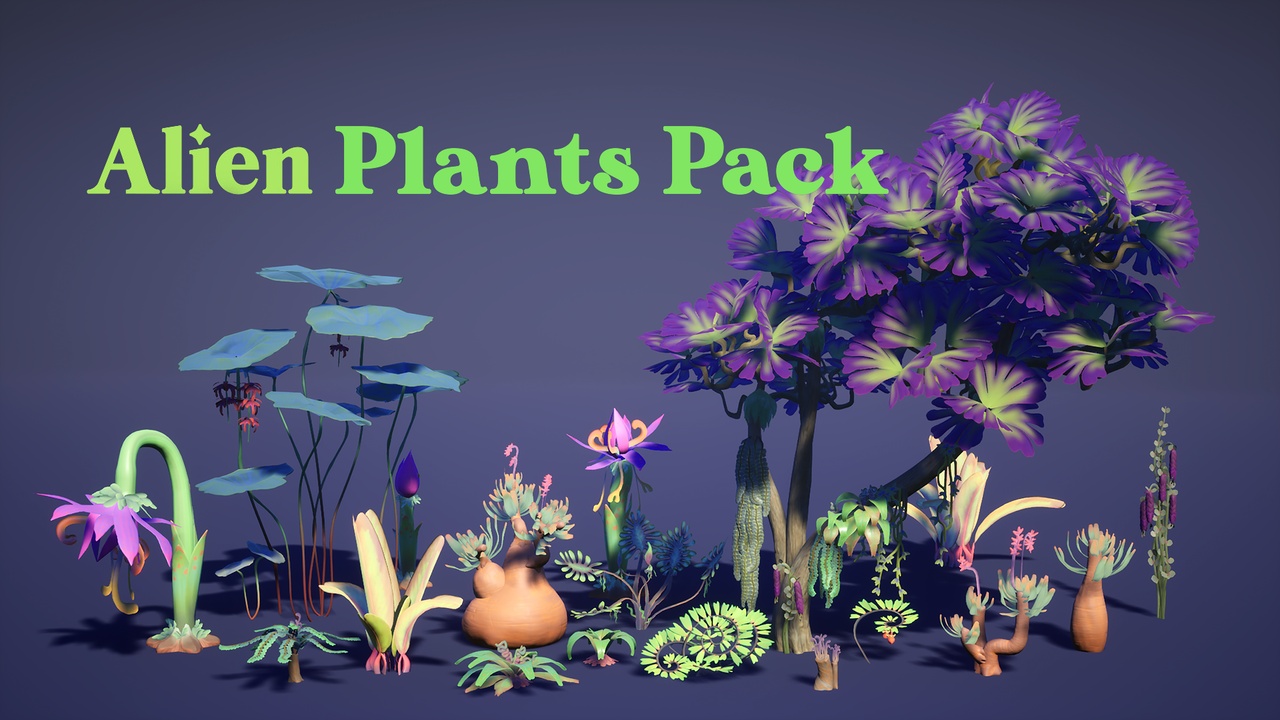 Media 1 for listing Alien Plants Pack