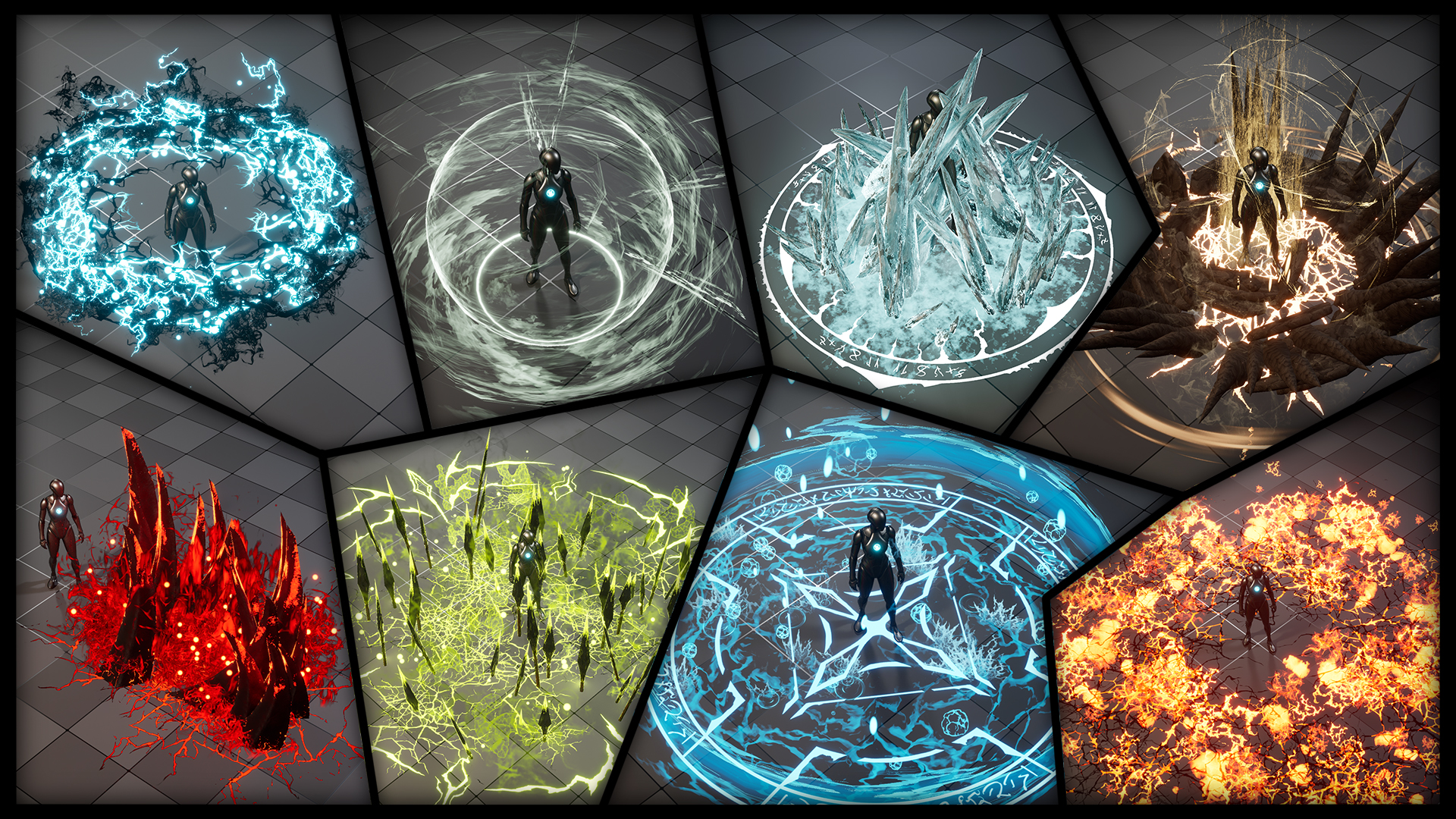 Magic Eff Big Pack Magic Effects Niagara | Fab