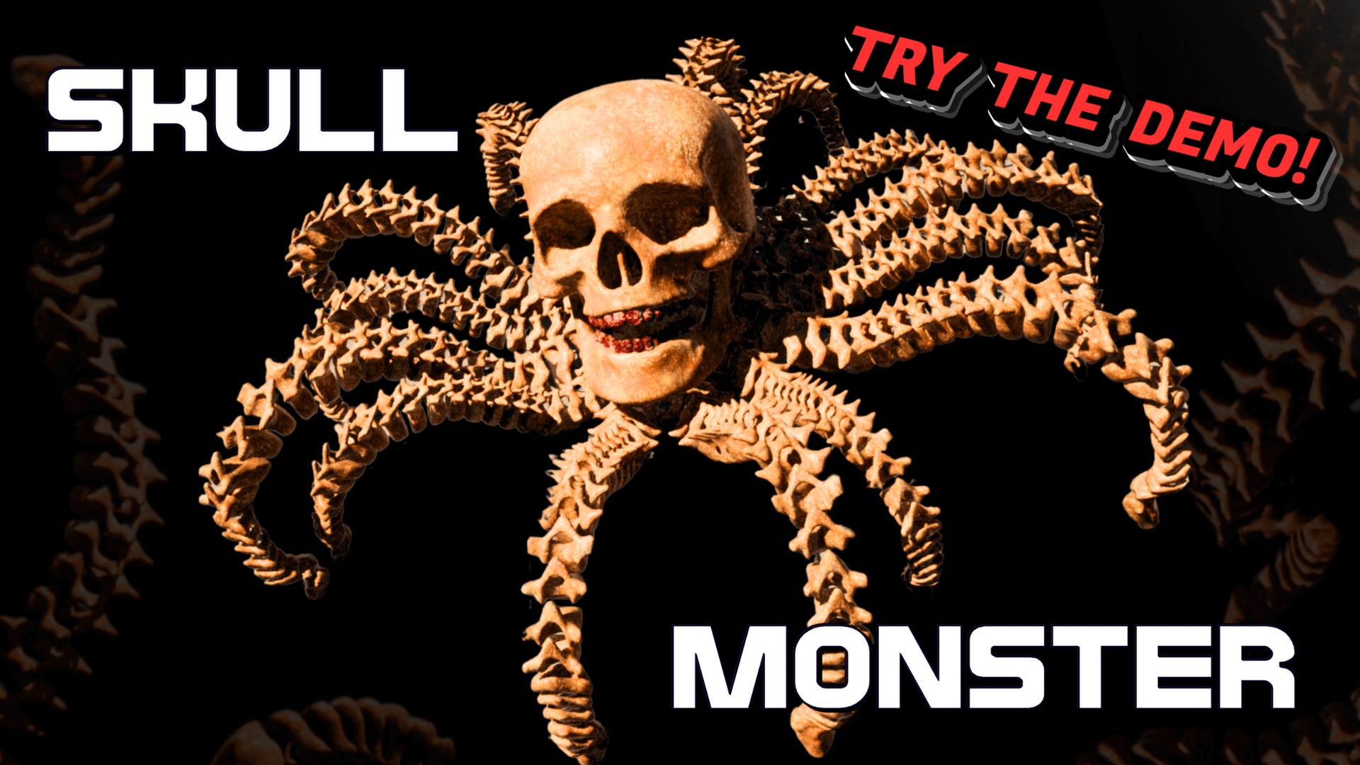 Media 1 for listing Procedural Skull Monster (3D PATHFINDING INCLUDED) REALISTIC