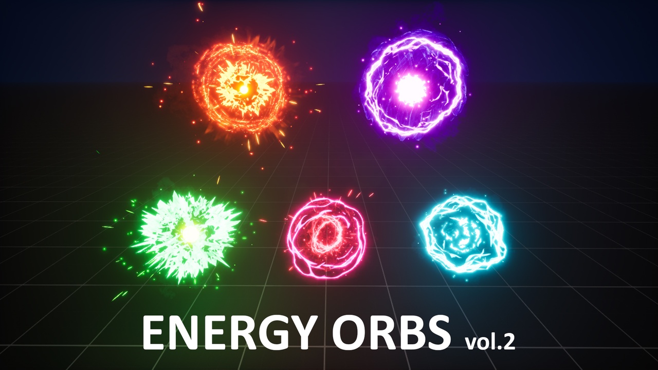 Media 1 for listing Stylized Energy Orbs VFX Vol.2