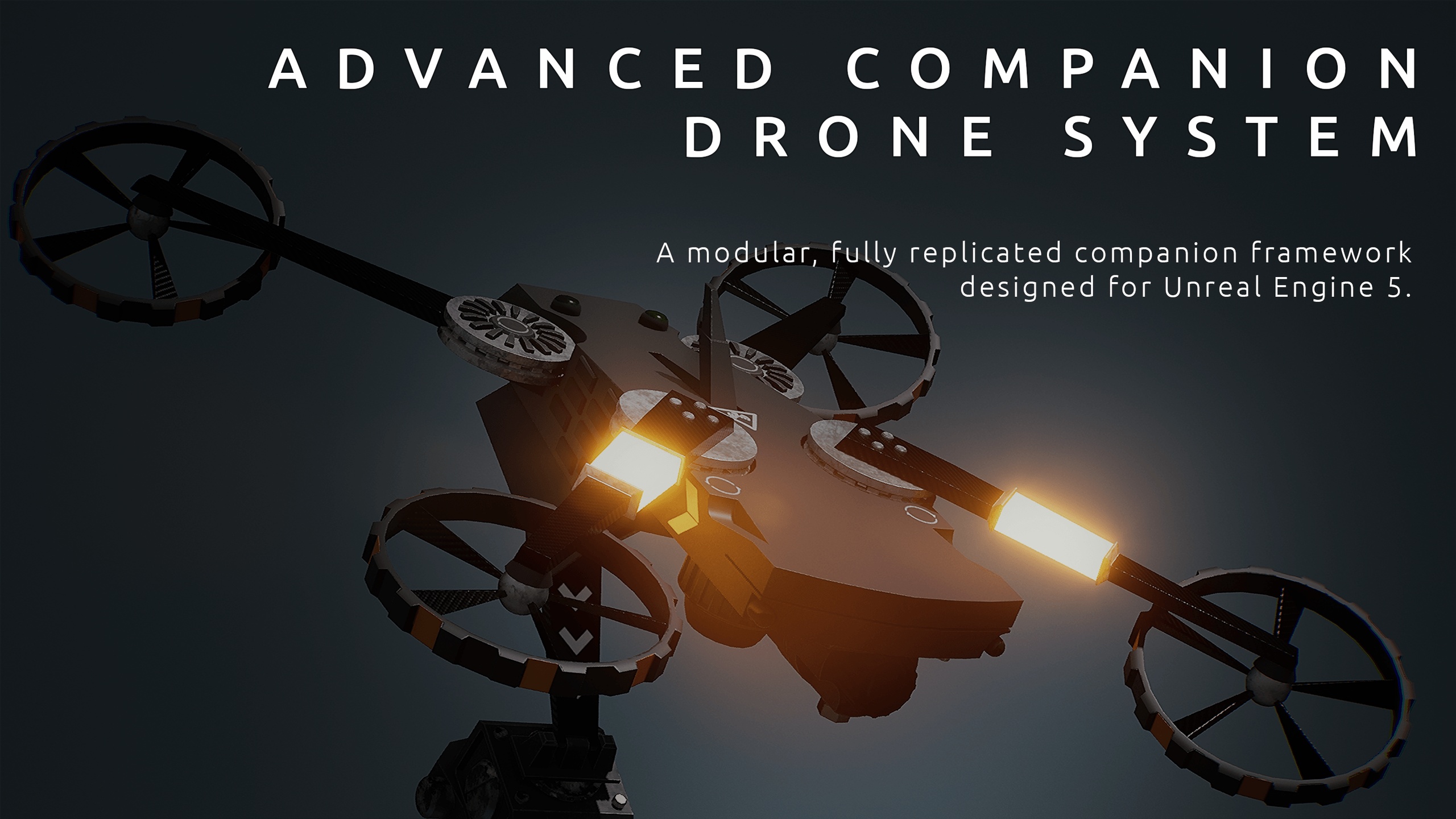 Media 1 for listing Advanced Companion Drone System | AI & Multiplayer