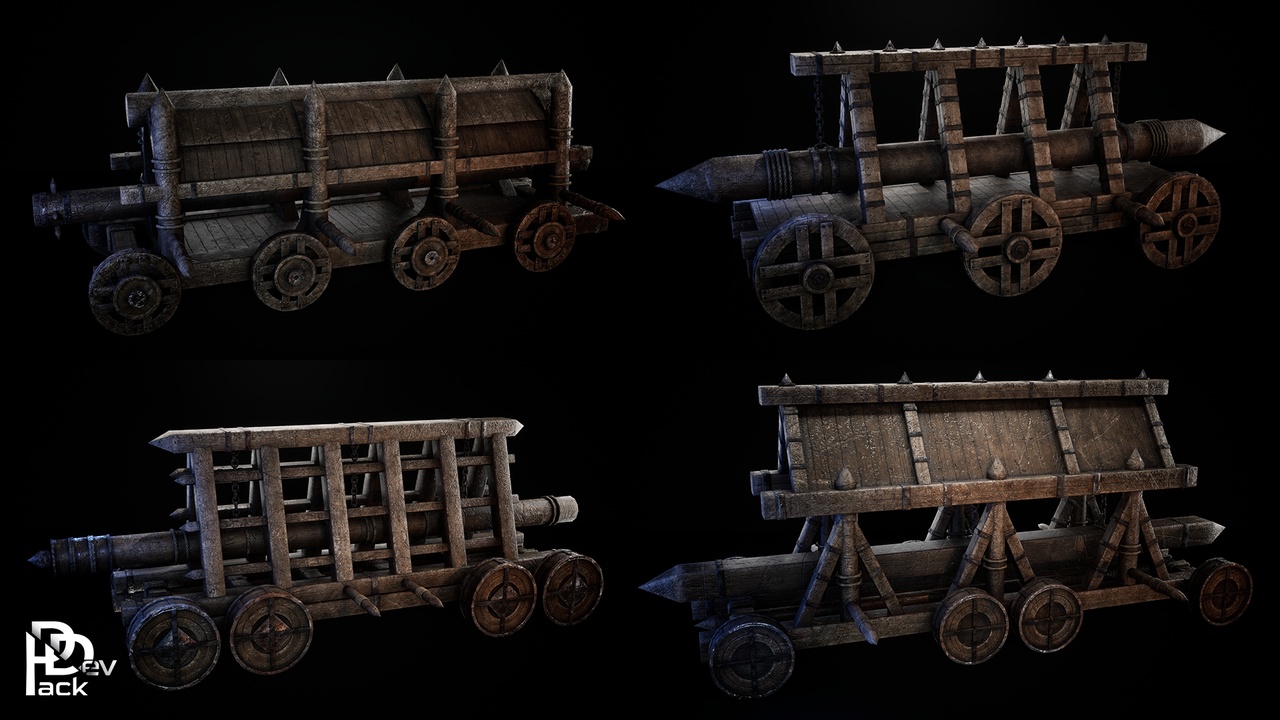 商品 Modular Battering Ram / 16 Assets 的媒体 1