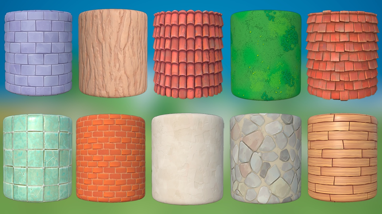 Media 1 for listing 30 Materials Stylized Starter Pack/Kit