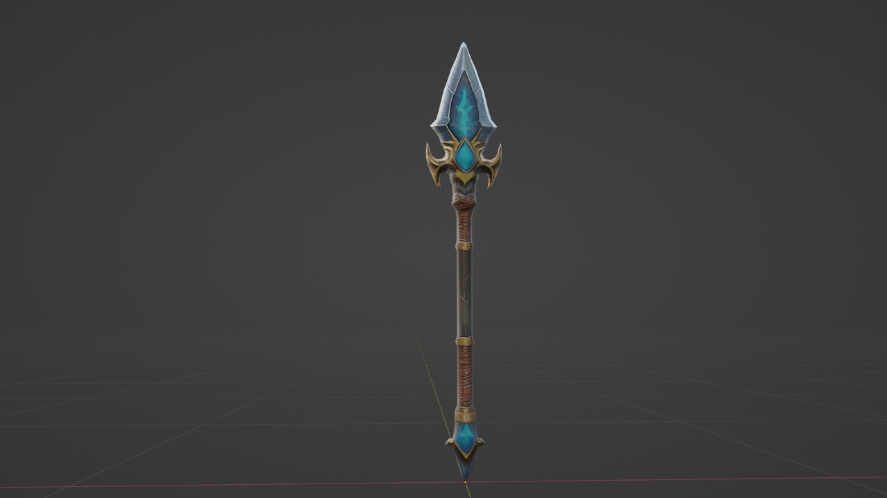 Media 1 for listing Fantasy Weapons Pack – Low Poly Game Ready (Sword, Axe, Hammer, Dagger)