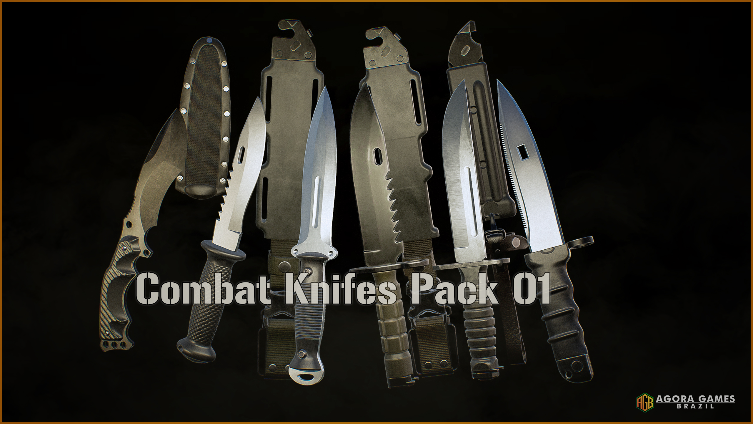 Combat Knifes Pack 01 | Fab