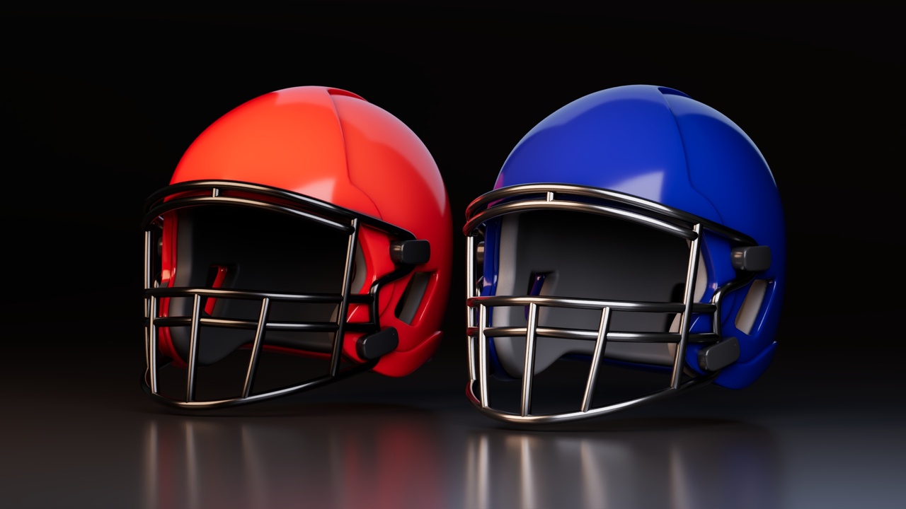 Media 1 for listing American Football Helmet with Protective Face Mask