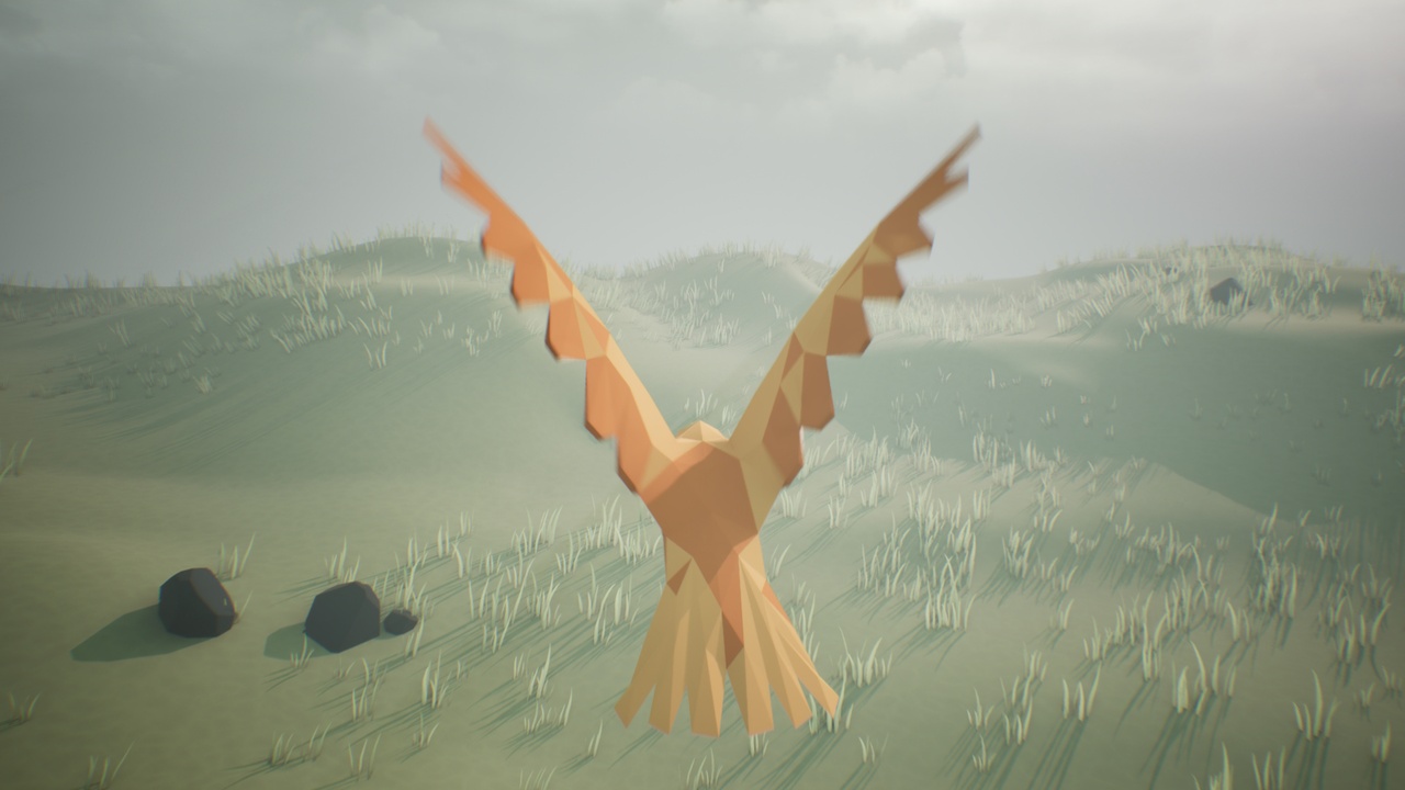 Media 1 for listing Low Poly Bird: Falcon
