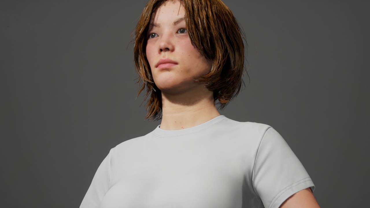 Media 1 for listing Realistic Female NPC MetaHuman for Cinematic & Games – Kelly