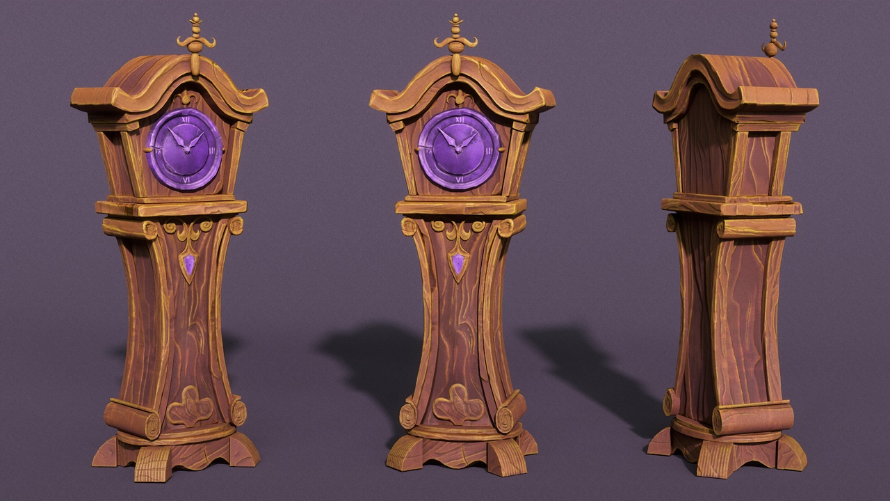 商品 Old Stylized Clock 的媒体 1