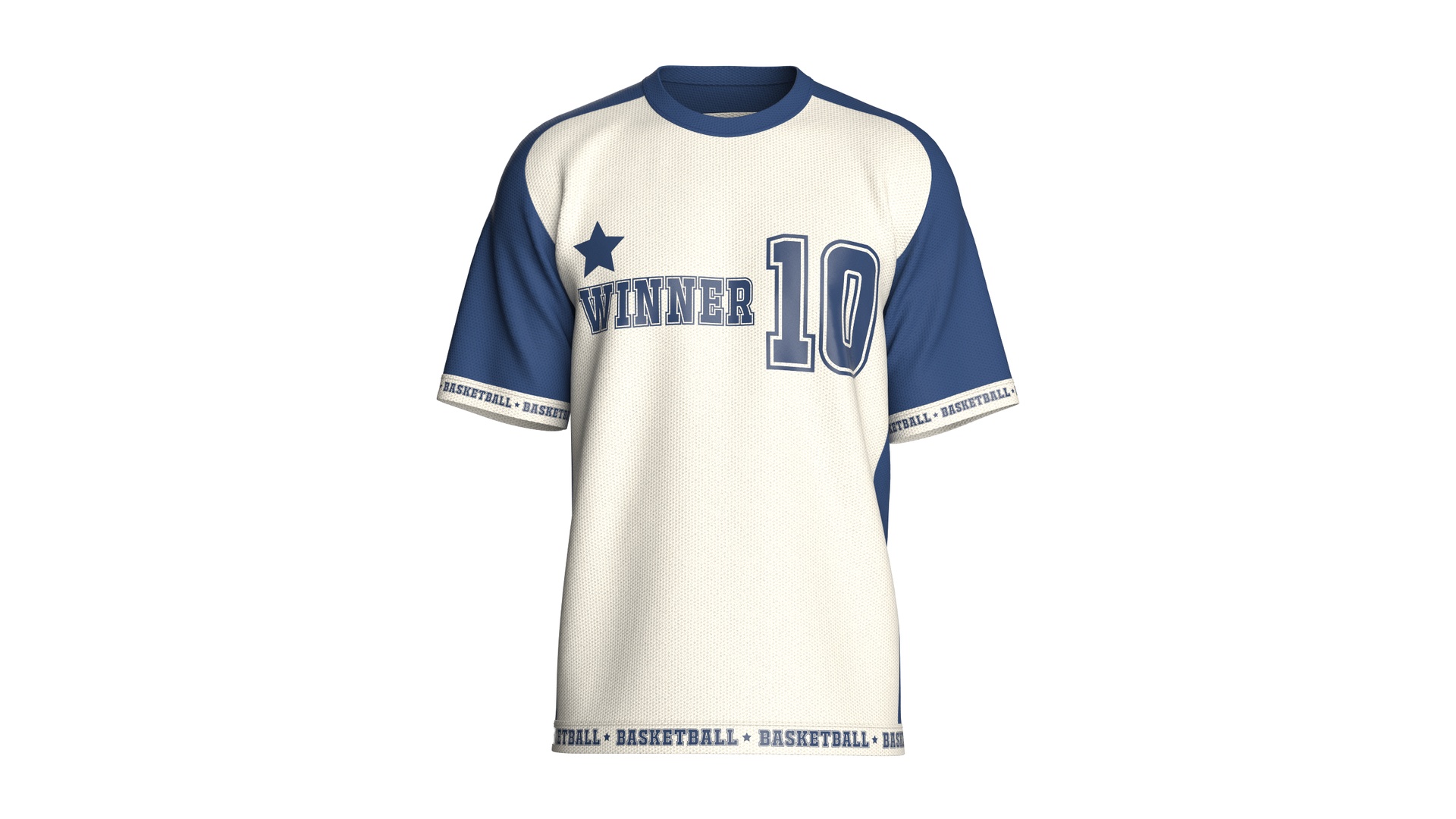 Media 1 for listing Men Basketball Winner Tshirt - Mesh V3 | High Poly