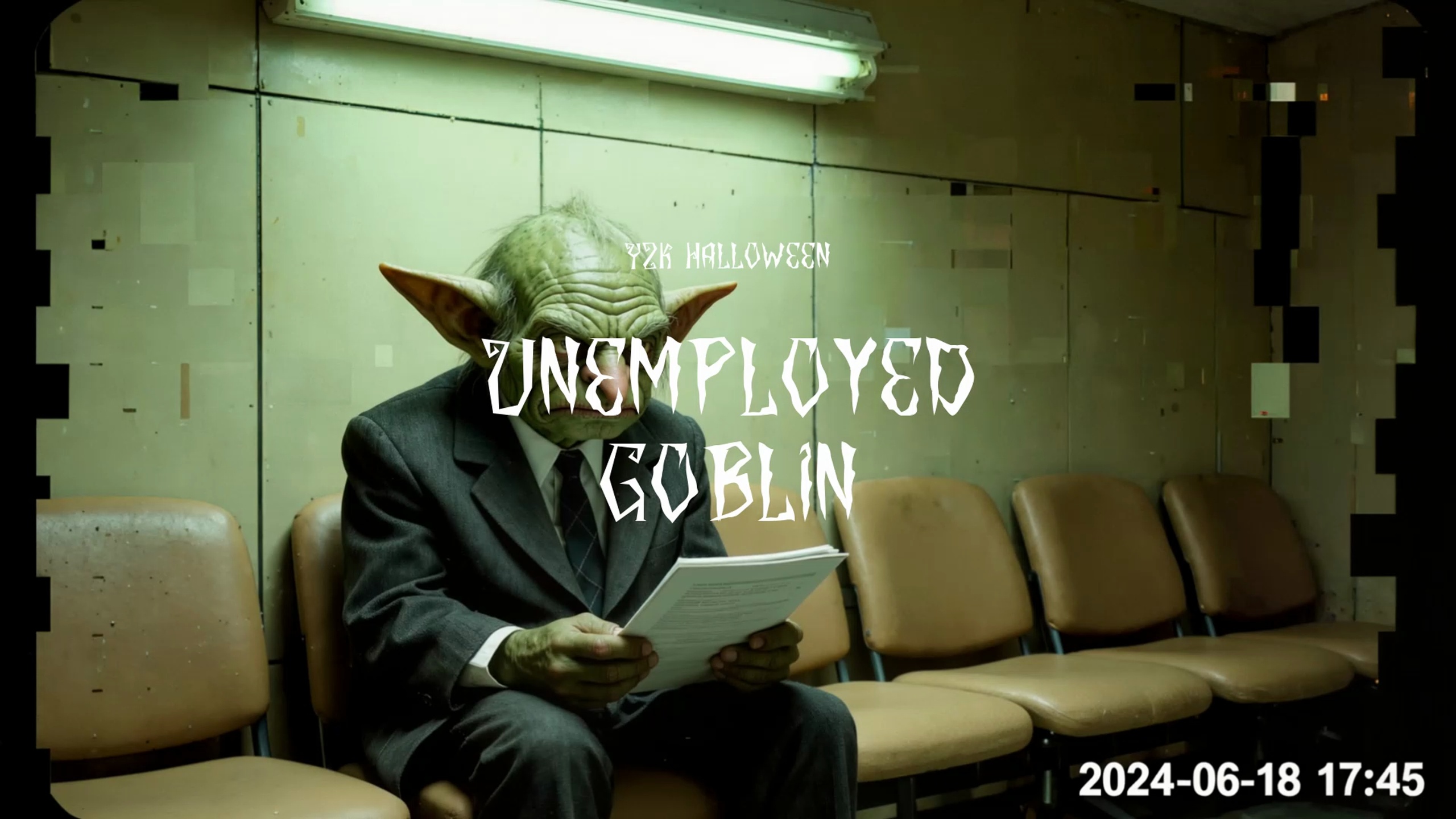 Media 1 for listing Unemployed Goblin / Y2K Halloween