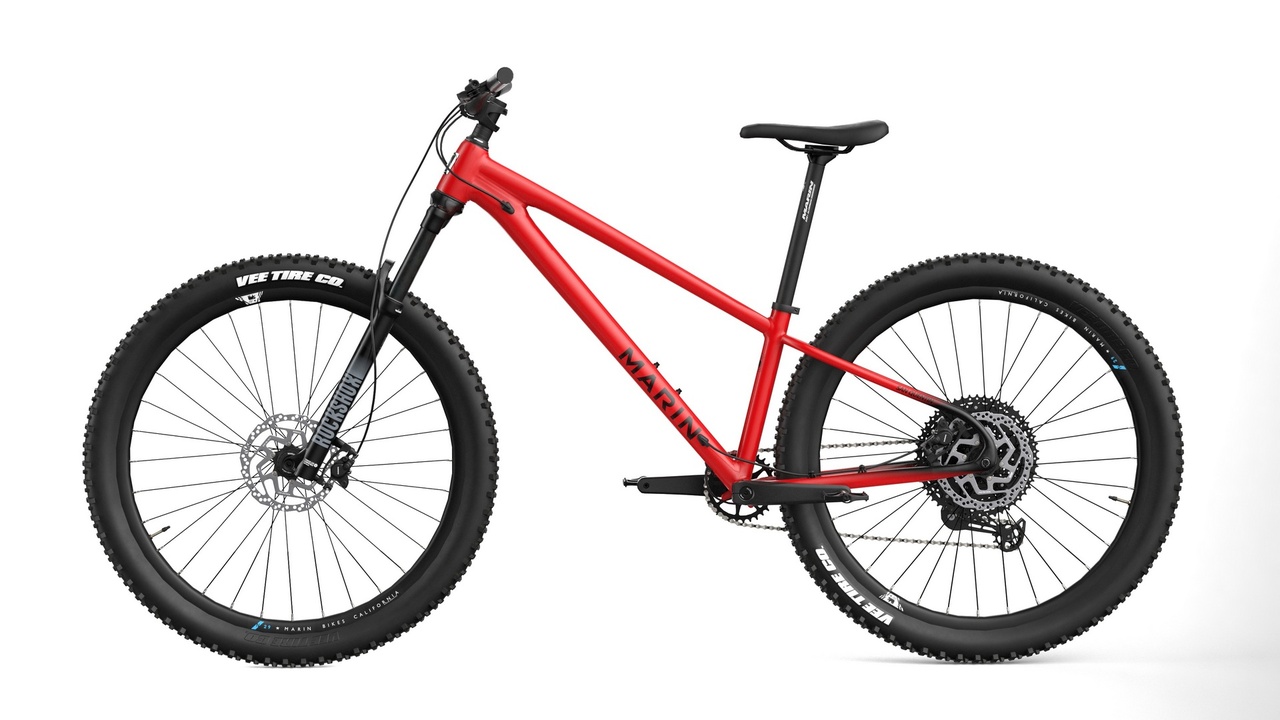 NBN USA マウンテンボード　　レッド MTB hardtail in red black | Fab