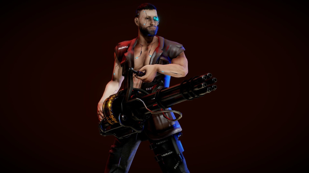 Media 1 for listing Cyberpunk Chernobog Robot