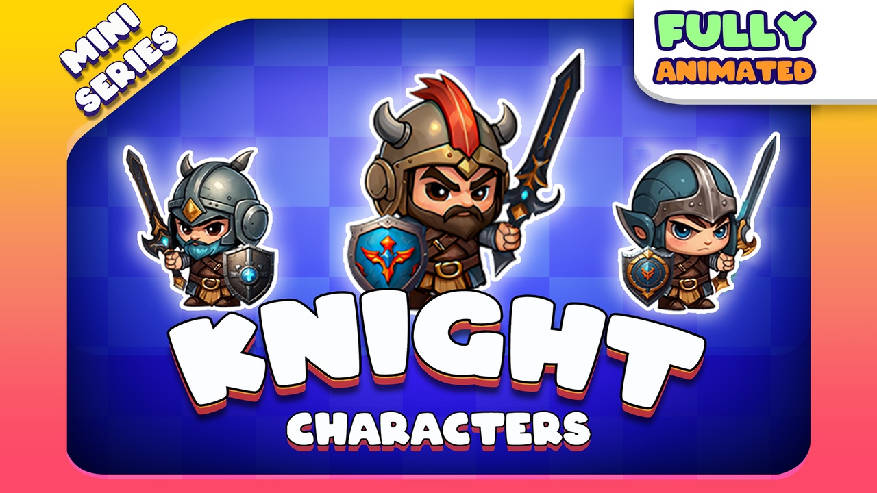 Media 1 for listing Knight - 2D Animated Character Mini Series (Spriter)