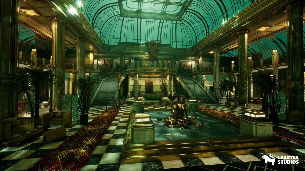 Media 1 for listing Underwater Art Deco Hotel Environment