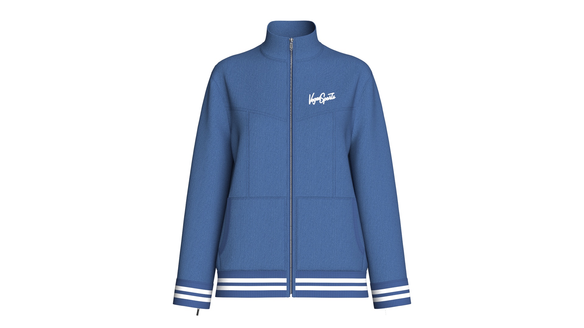 Media 1 for listing Girls Printed Denim Jacket With Ribbed Hem | High Poly
