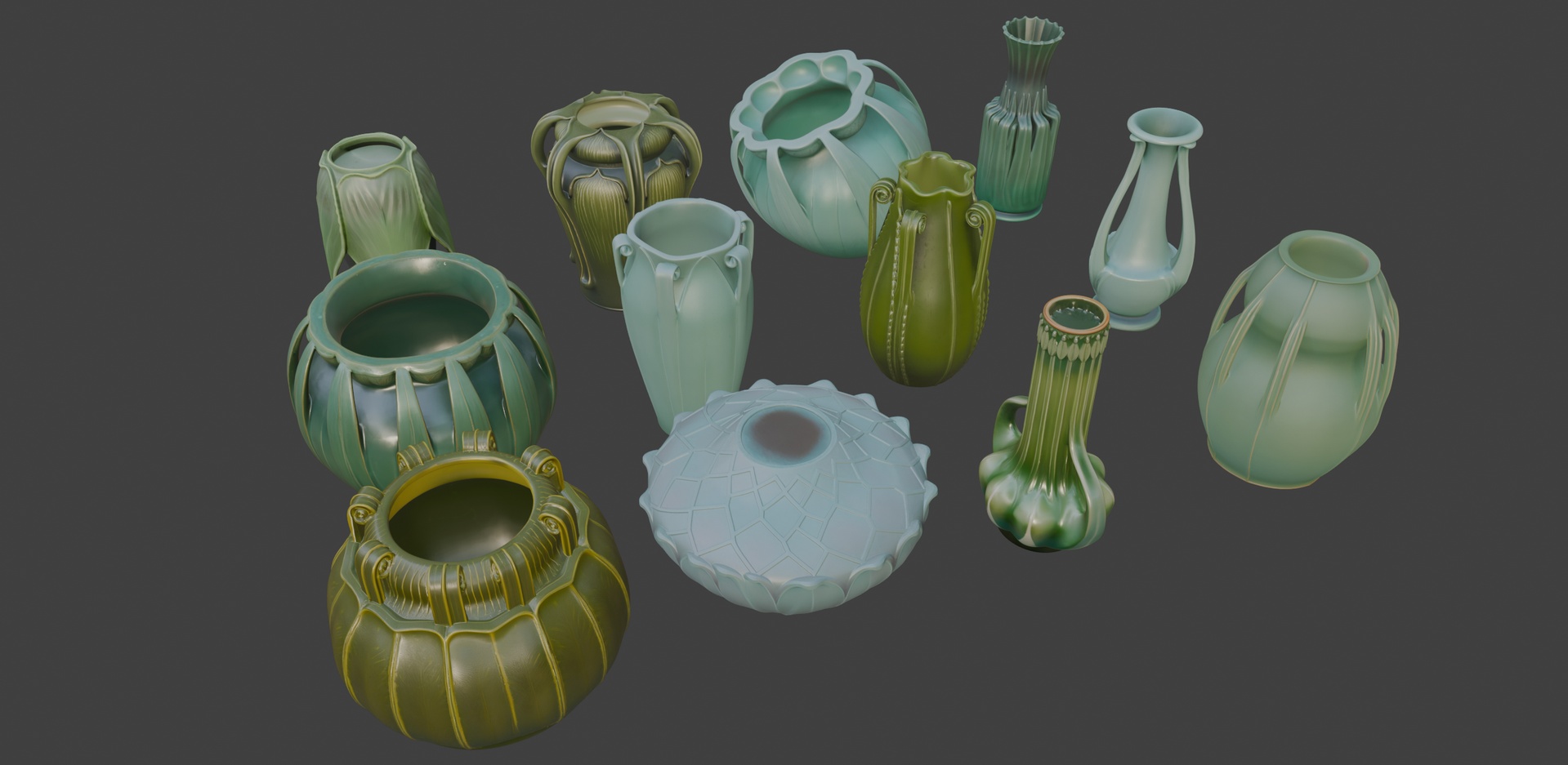 Media 1 for listing Medieval Fantasy Green Glass Bottles🍸