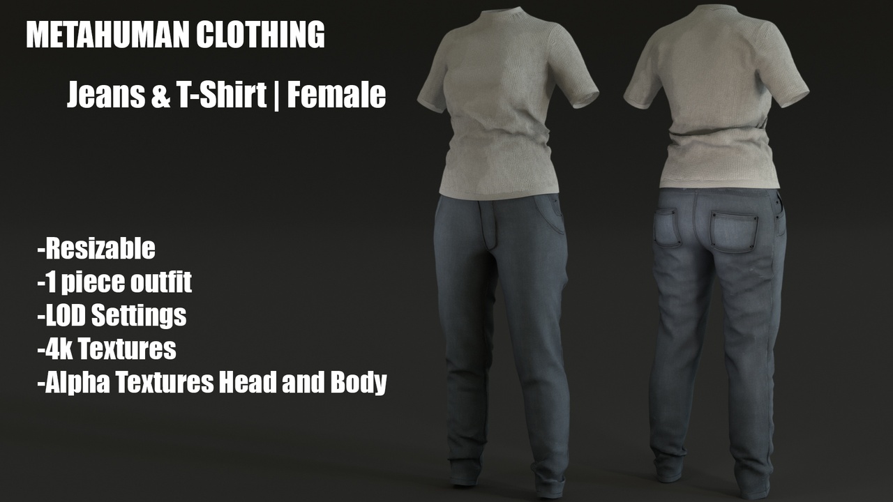 Media 1 for listing Jeans & T-Shirt | Female