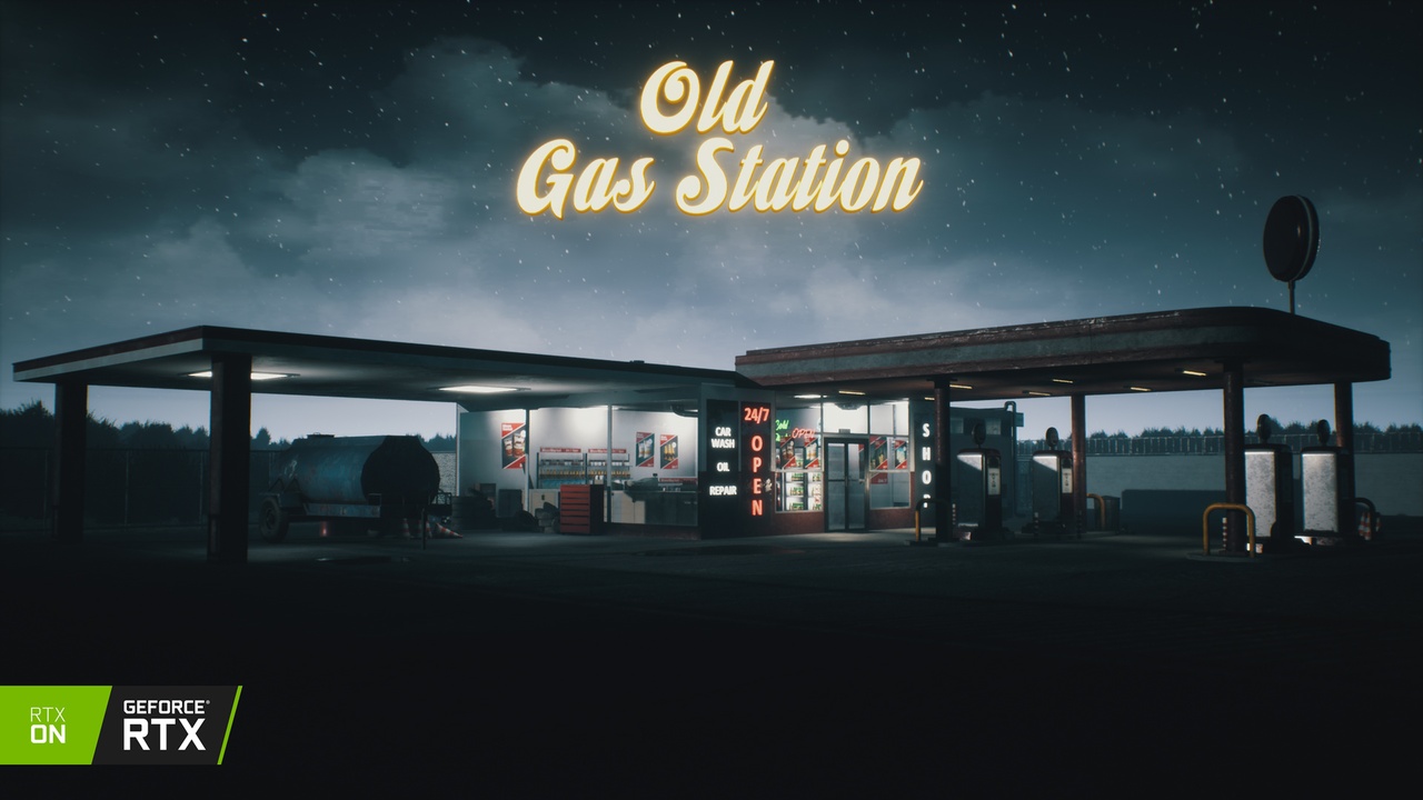 Old Gas Station 제품 등록을 위한 미디어 1개