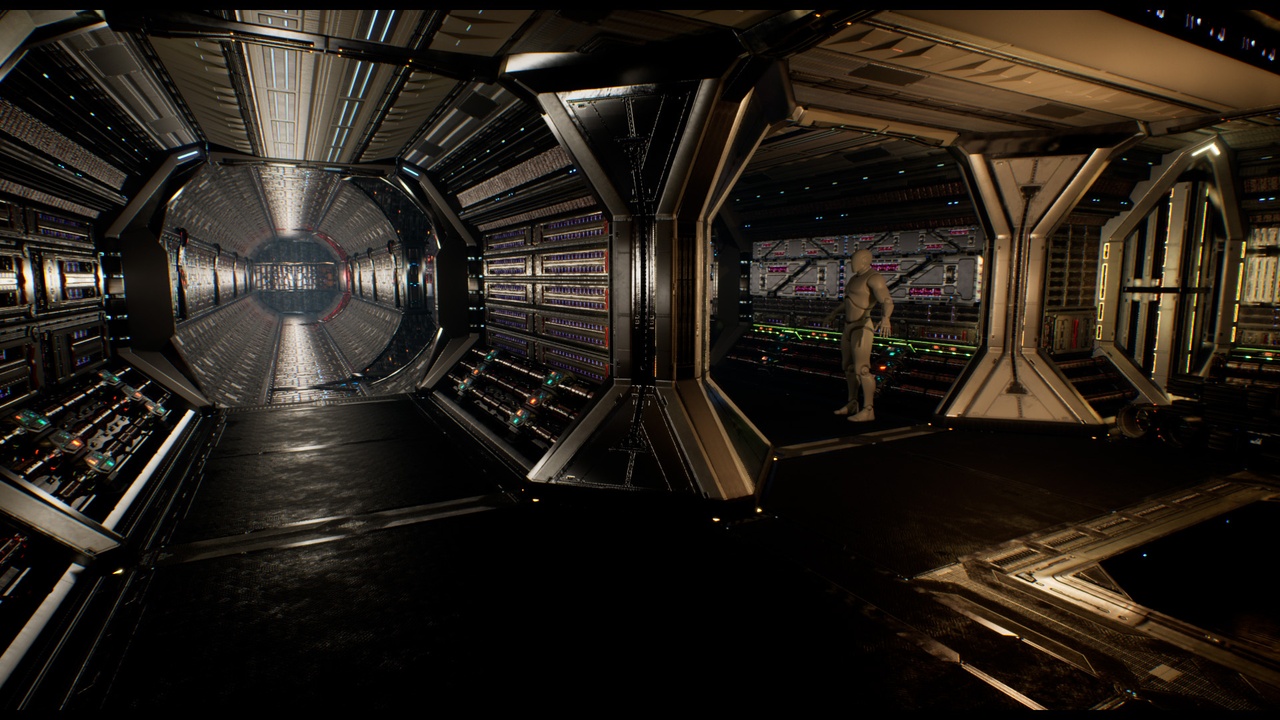 Media 1 for listing Scifi Modular Corridors V5
