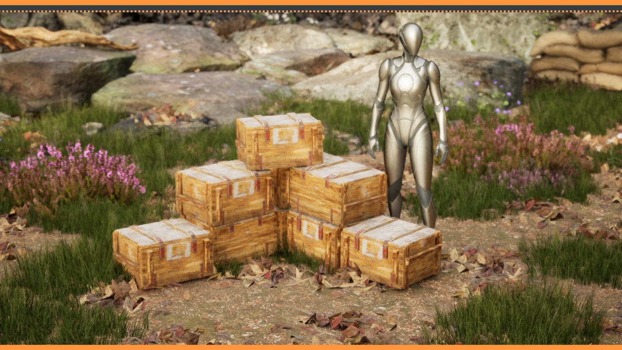 Media 1 for listing Military Box Cargo Custom | GameReady Asset