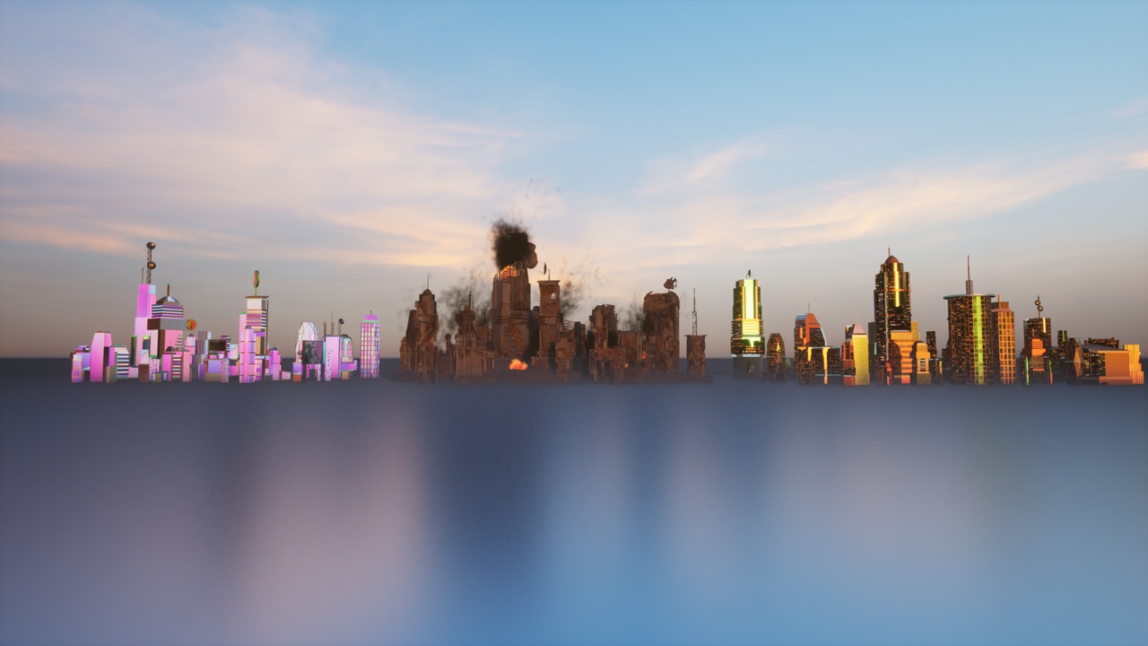 商品 Background Building Pack: Modern, Sci-Fi, Post Apocalyptic 的媒体 1