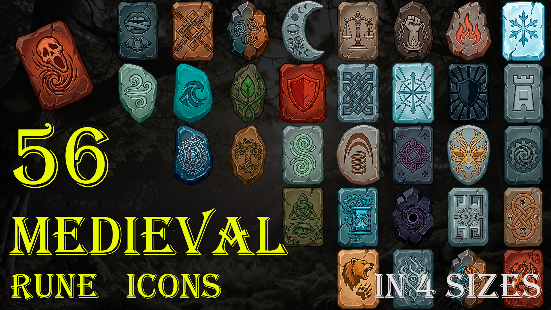 Medieval Rune Icons | Fab