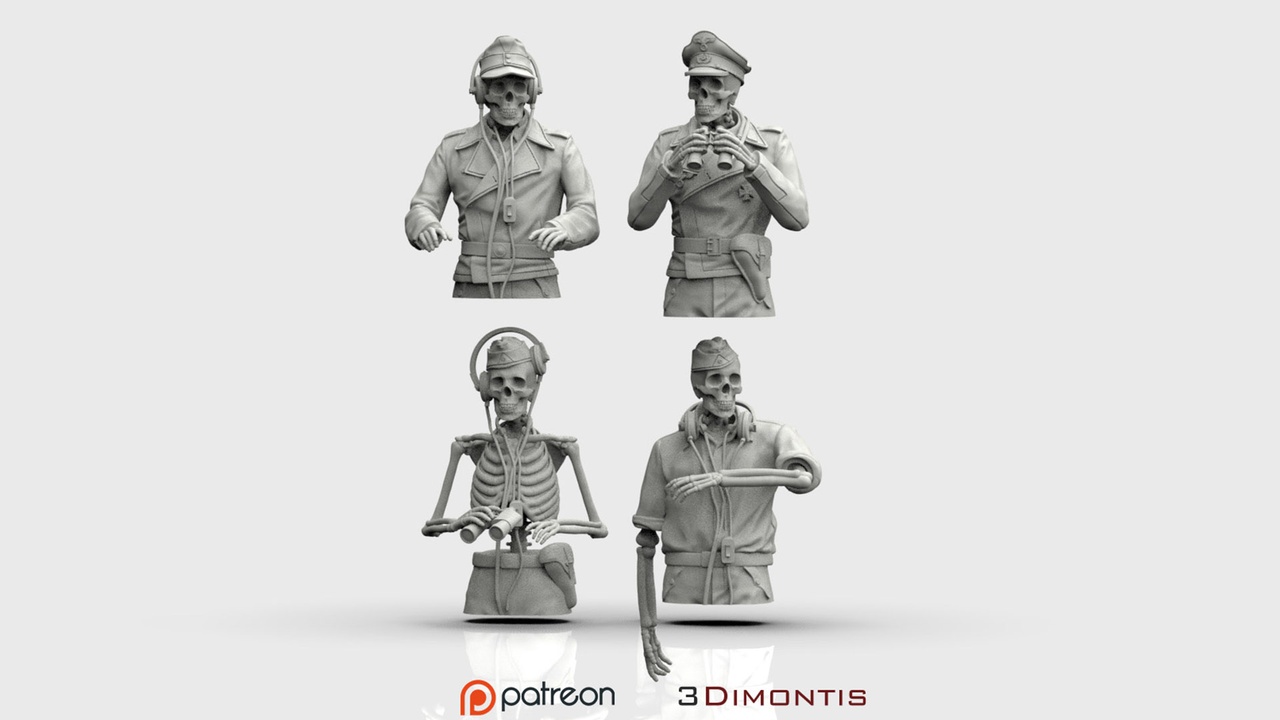Media 1 for listing German Soldiers Skeletons WW2